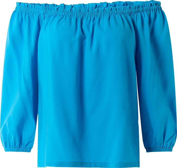 Image du produit Comma Bluse Carmen-Bluse aus Lyocellmix mit elastischem Ausschnitt (32)