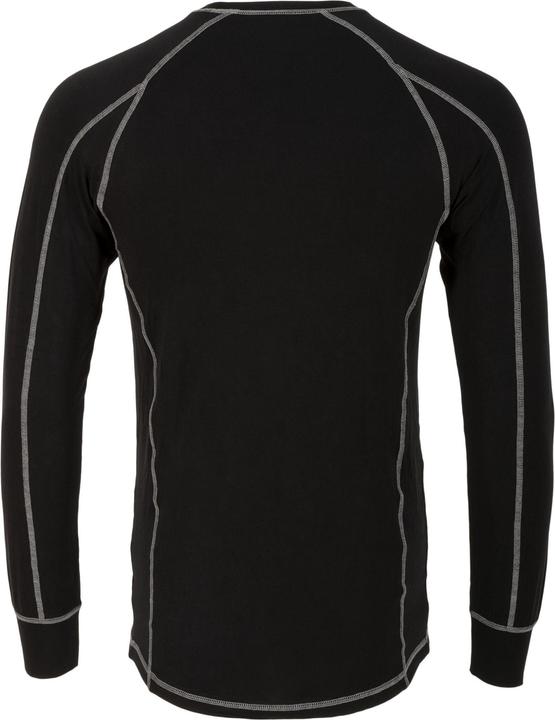 Actual product image Highlander Bamboo 190 Mens L/S Top Black L (L)