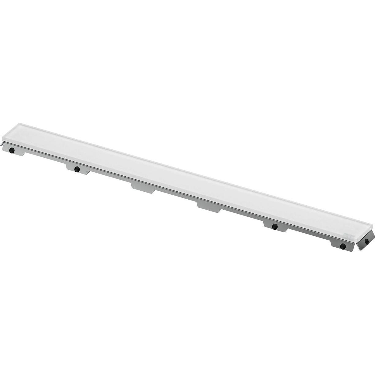 TECE, Duschrinne, TECEdrainline Glasabdeckung, für Duschrinne, weiss satiniert (843 mm)