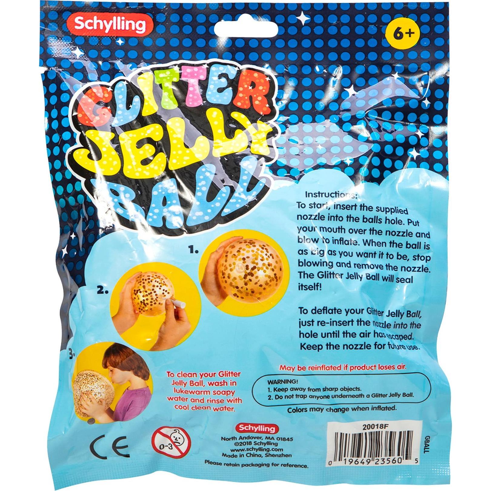 Schylling Jumbo Glitter Jelly Ball