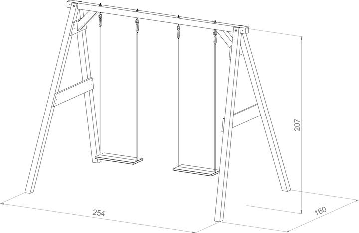 Produktbild Axi Doppelschaukel