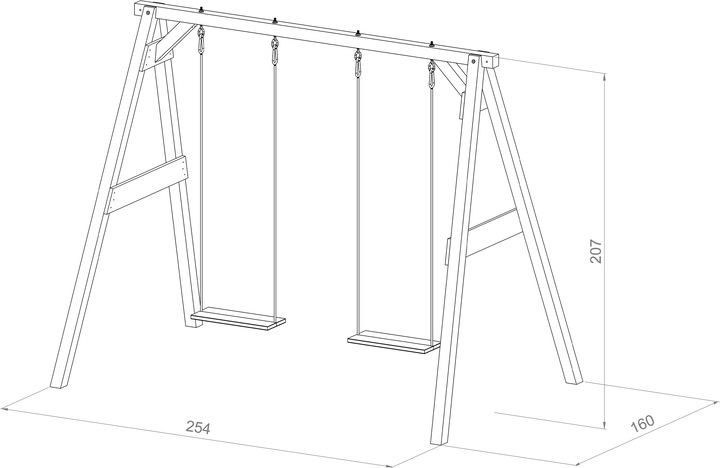Image du produit Axi Balançoire double