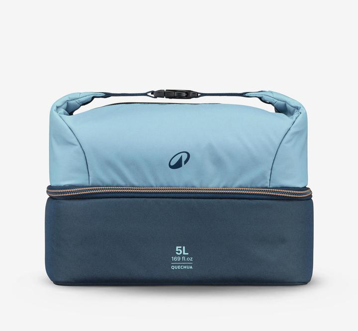 Immagine prodotto Quechua Lunchbox Isoliertasche 5 l mit 1-l-Lebensmitteldose aus Kunststoff - 100 (5 l)