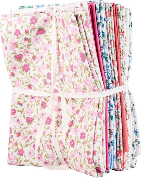 Image du produit Westfalenstoffe Paquet de tissus "Mille Fleurs", 12 tissus de 48 x 48 cm