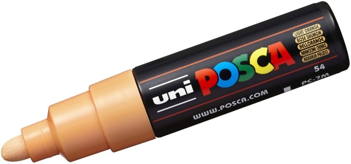 Actual product image Posca Marker PC-7M round tip (Orange, 5.50 mm, 1 x)