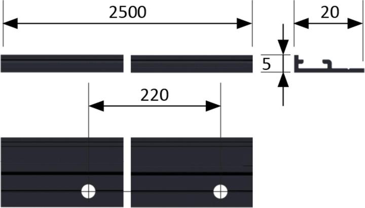 Produktbild Halemeier Halteprofil für Versa