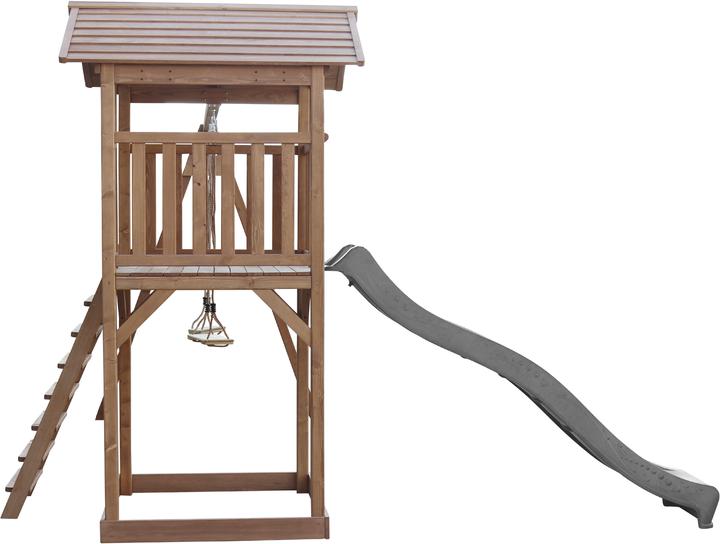 Image du produit Axi Tour de jeu Beach Tower avec balançoire double Brown - Grey Slide
