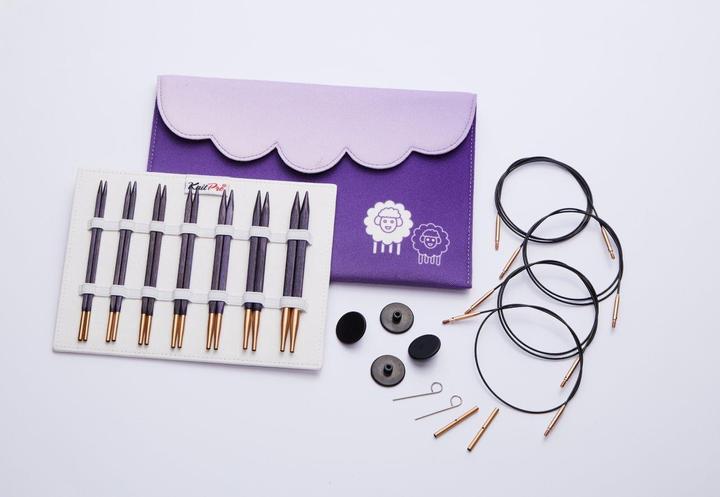 Actual product image Knitpro Jadore Cubics, Deluxe Needlepoint Set