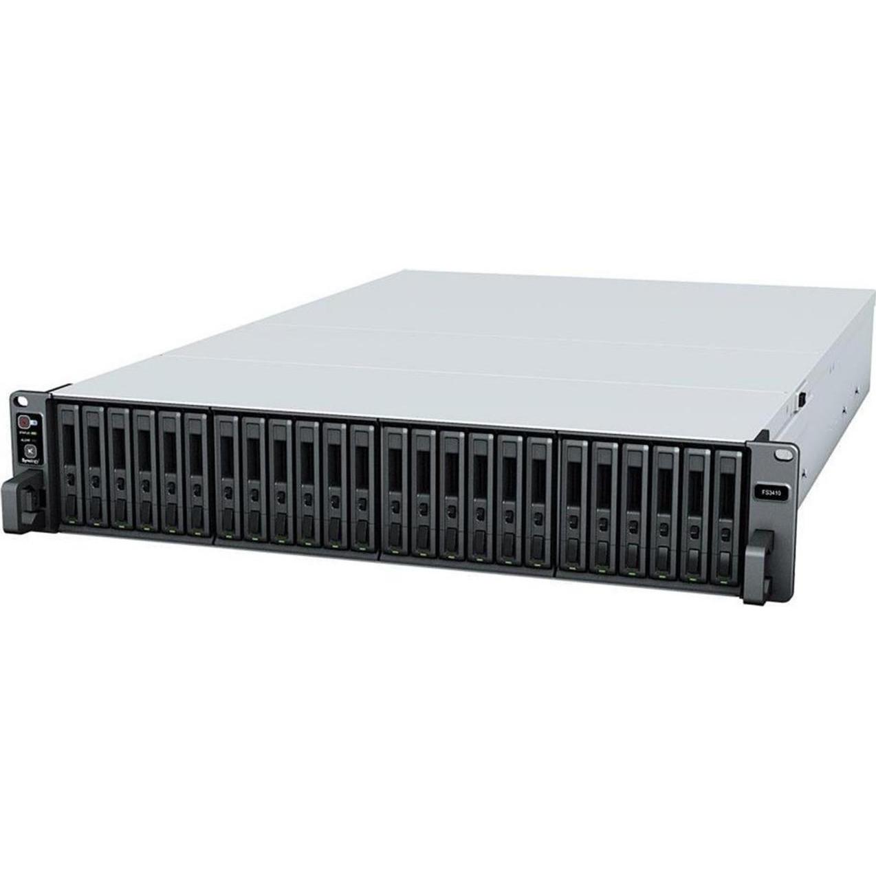 Synology FlashStation FS3410 (0 TB), NAS, Schwarz
