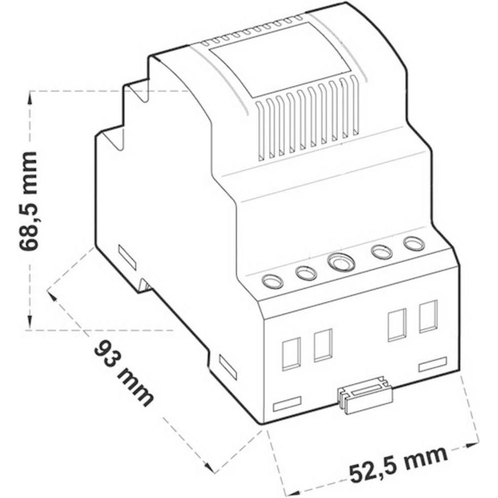 Thumbnail - Comatec, Systemstromversorgung, Hutschienen Netzteil (DIN Rail) Stromversorgung Serie TBD2 AC/AC