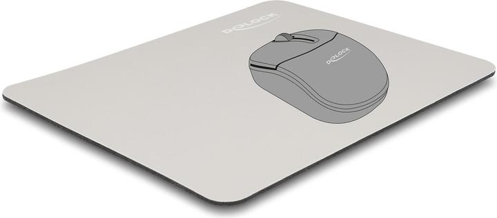 Actual product image Delock Mouse pad greige 220 x 180 mm glass coating