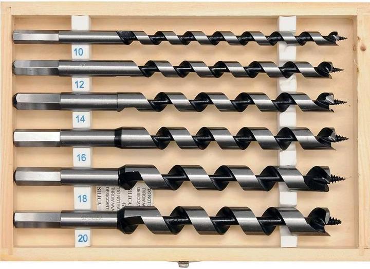 Productafbeelding Yato BOOR HOUT SET 6ST 1020MM (10, 12, 14, 16, 18, 20 mm)