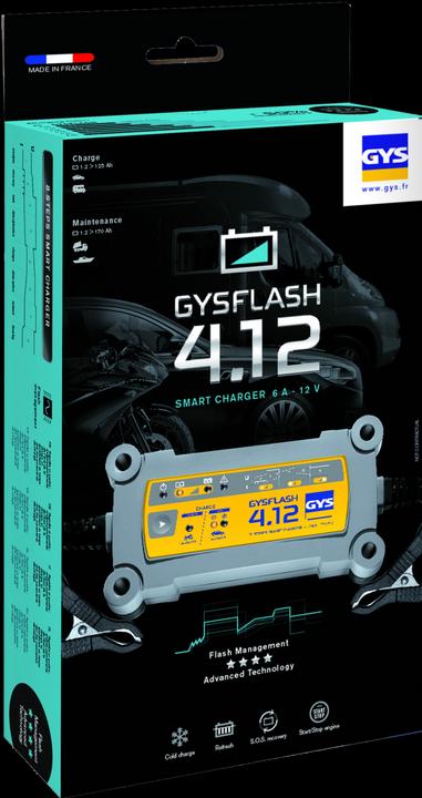 Image du produit GYS Chargeur FLASH 4.12 (12V, 4 A)