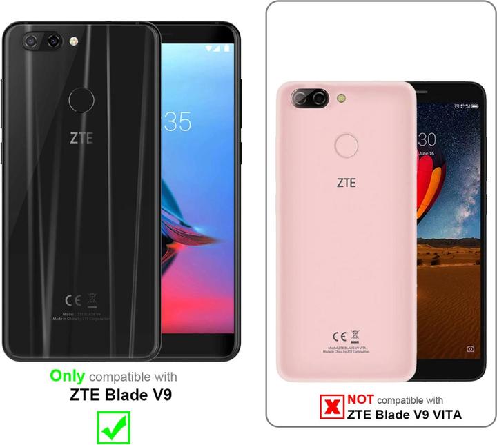 Actual product image Cadorabo Book Classy Style Cover (ZTE Blade V9)