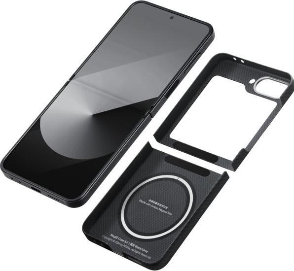 Image du produit Ipitaka MagEZ Case 5 for Samsung Galaxy Z Flip6 Black/Grey Twill (Samsung Galaxy Z Flip6)