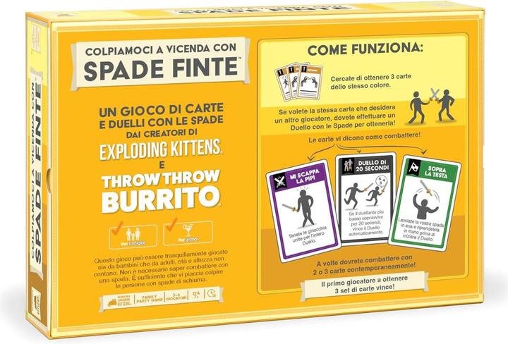 Immagine prodotto Asmodée Colpiamoci a Vicenda con Spade Finte (Tedesco)