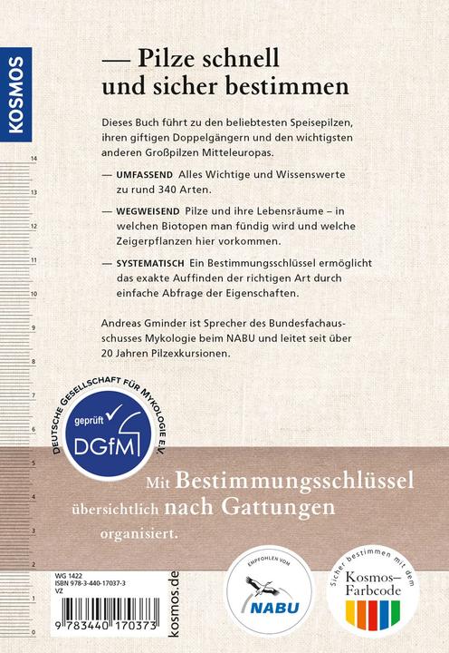 Produktbild Kosmos Handbuch für Pilzsammler (Deutsch, Andreas Gminder, 2021)
