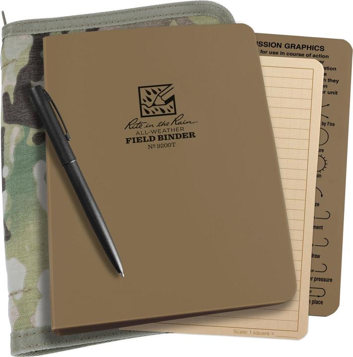 Image du produit Rite in the Rain Kit d'écriture Tactical Ring Binder (Multicam, Bronzage, Beige)