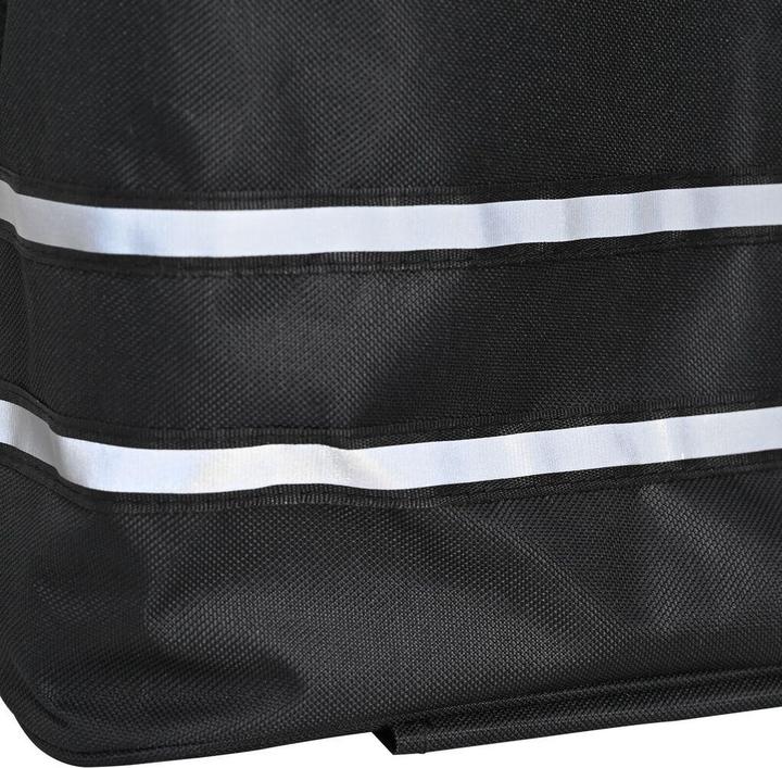 Produktbild VidaXL Einkaufstrolley mit Treppensteiger Schwarz 40 L