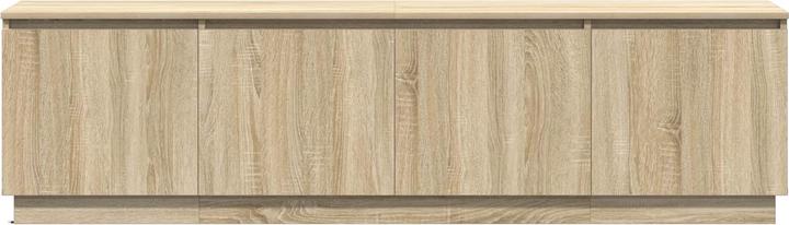 Actual product image vidaXL TV cabinet with LED Sonoma oak 180x38x49 cm wood-based material (180 x 38 x 49 cm)