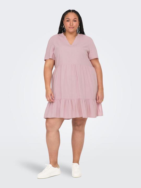 Produktbild Only Normal geschnitten V-Ausschnitt Curve Kurzes Kleid Kleid (42)