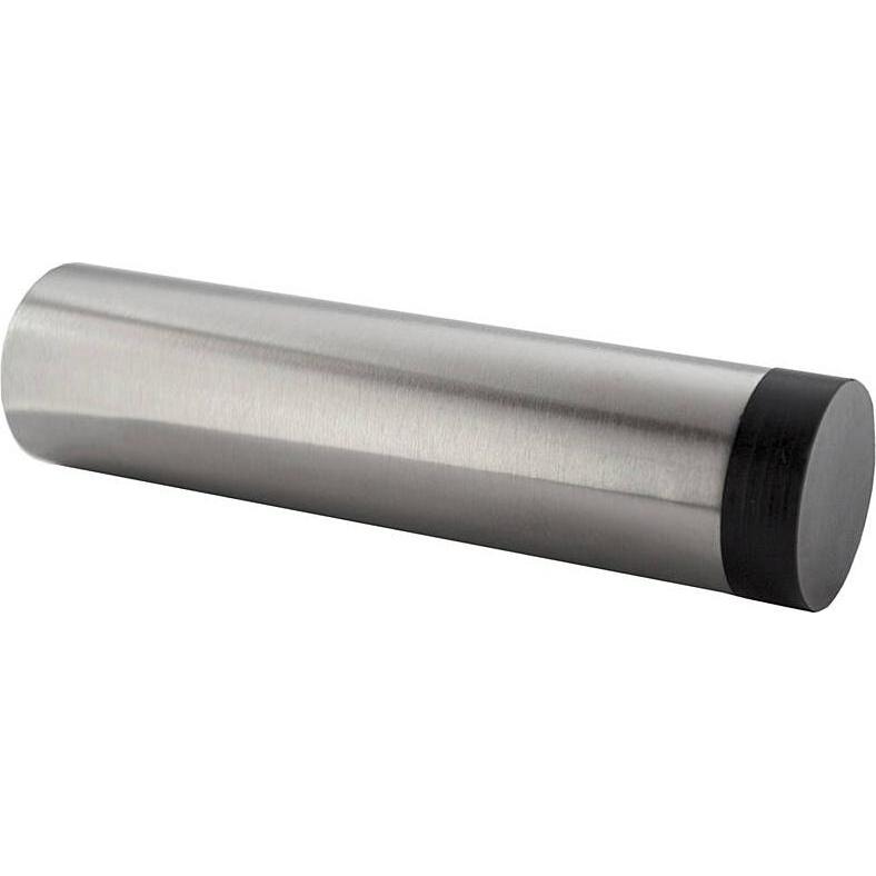 Universal Textiles, Türstopper, Edelstahl Wand-Türpuffer mit Gummi, Länge 120mm