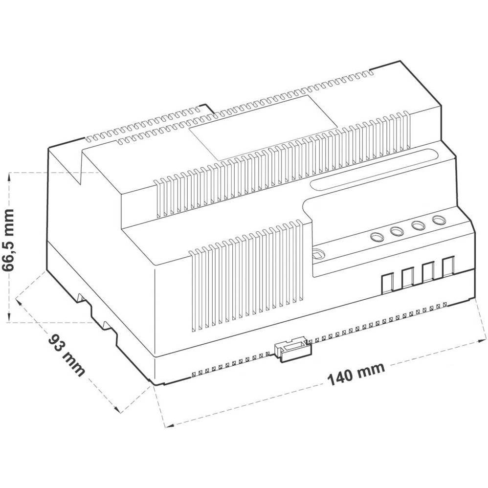 Thumbnail - Comatec, Systemstromversorgung, Hutschienen Netzteil (DIN Rail) Stromversorgung Serie TBD2 AC/AC