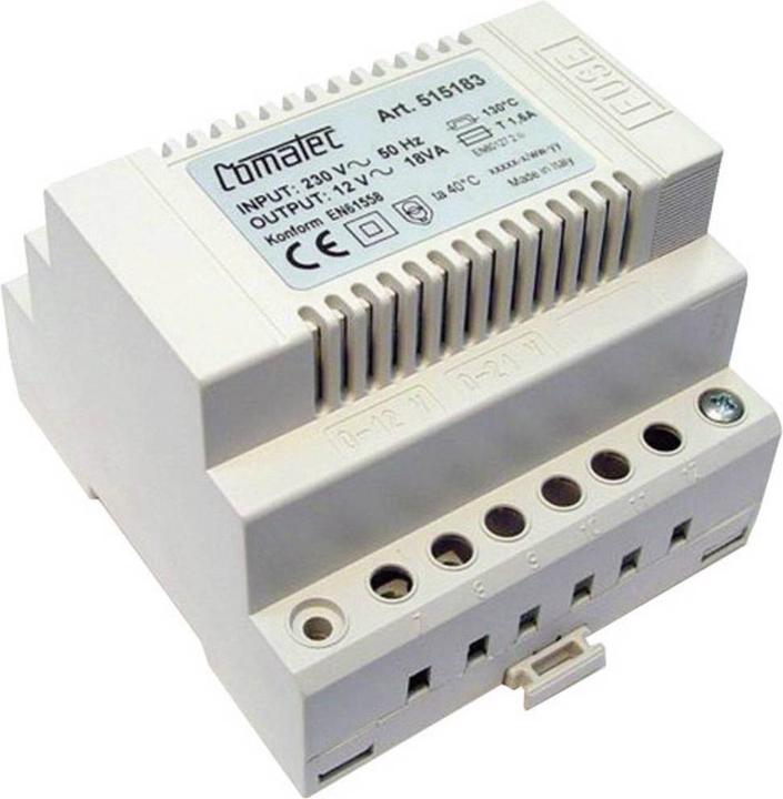 Actual product image Comatec DIN Rail Power Supply Series TBD2 AC/AC