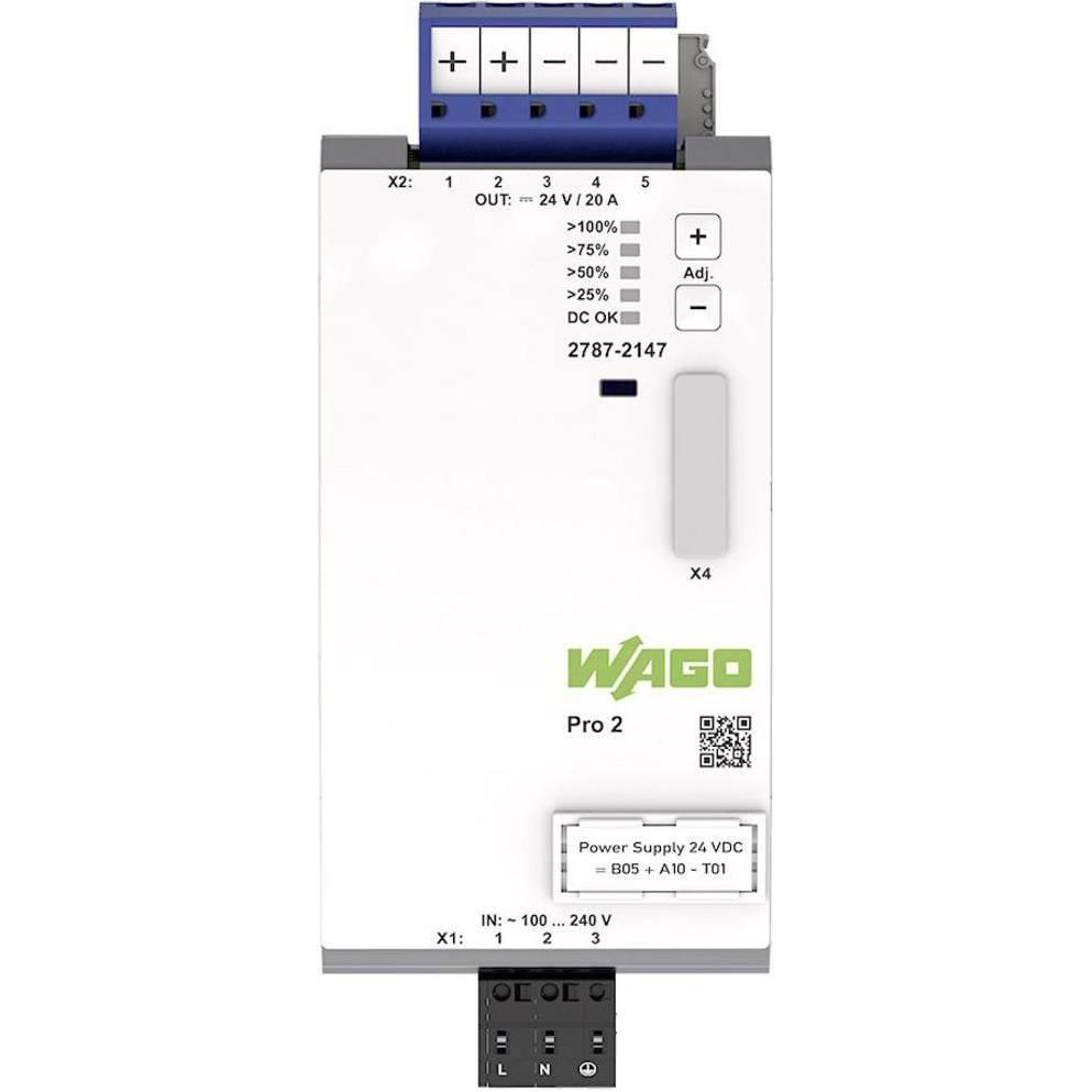 Thumbnail - Wago, Systemstromversorgung, Pro 2 Hutschienen-Netzteil DIN-Rail 20 A 480 W