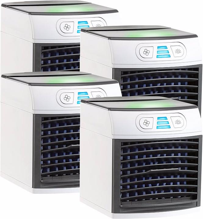 Actual product image Sichler Set of 4 2in1 Table Air Cooler And Humidifier