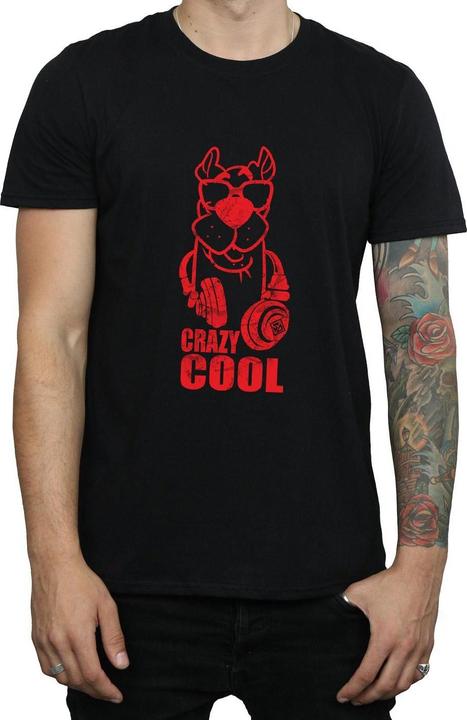 Actual product image Scooby Doo Mens Crazy Cool T-Shirt (L)