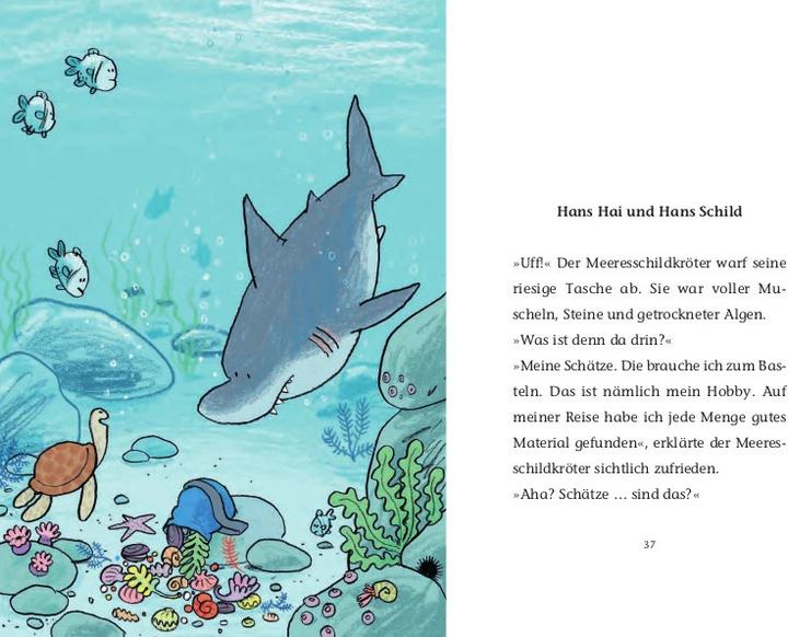 Actual product image Viele Grüsse vom schüchternen Hai (German, Jörg Mill, Megumi Iwasa, Ursula Gräfe, 2021)