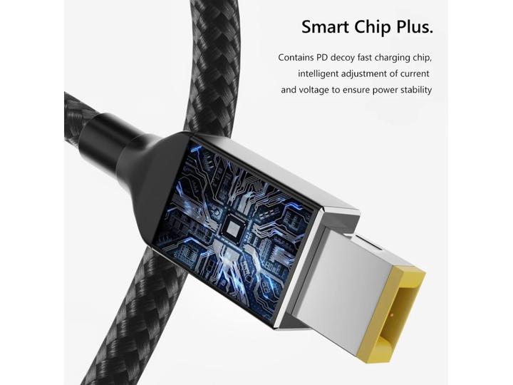 Image du produit PowerGuard USB-C Lenovo Notebook PD Fast Charge 2m (Lenovo Square 10.5 x 4.2mm) 135W (135 W)