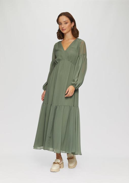 Image du produit s.Oliver Kleid Langes Chiffonkleid im Boho-Stil (36)