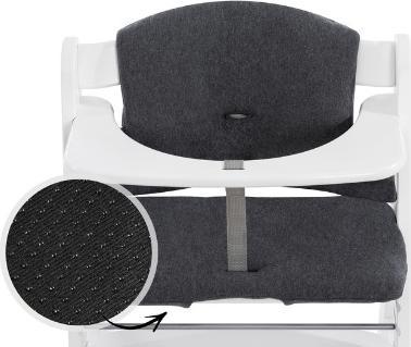 Produktbild Hauck Highchair Pad Select Jersey Charcoal