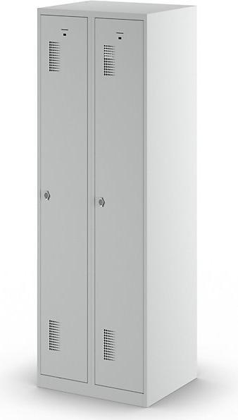 Produktbild eurokraft basic Garderobenschrank (60 cm, 180 cm)
