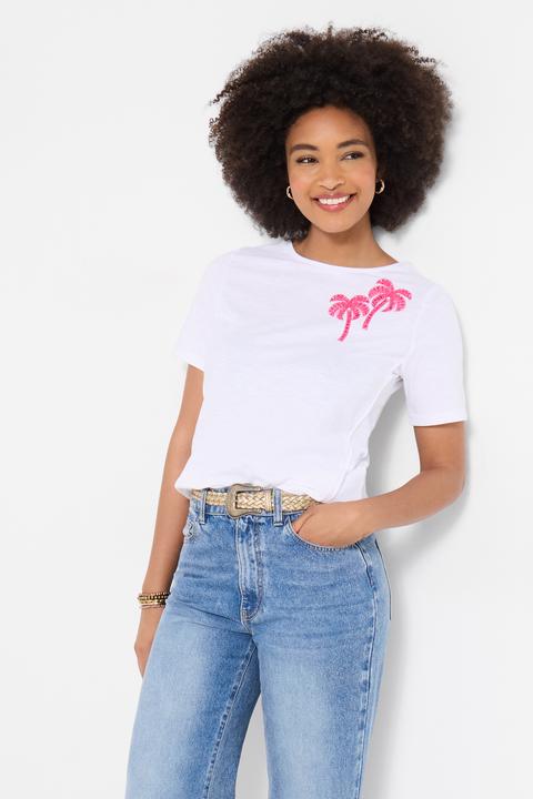 Produktbild Joe Browns Embroidered Palm Tree Jersey Tee (46)