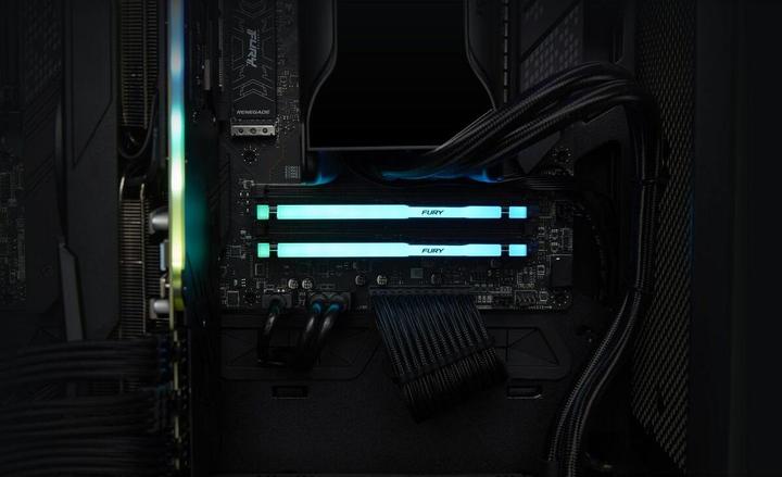 Actual product image Kingston FURY Beast (4 x 32GB, 5600 MHz, DDR5-RAM, DIMM)