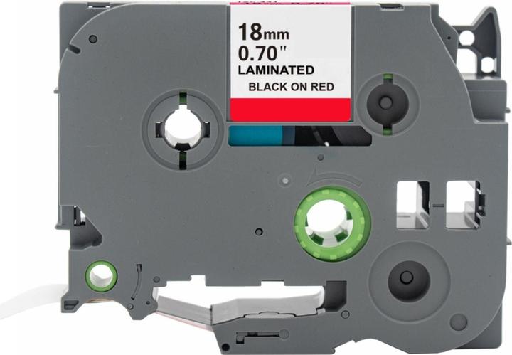 Produktbild Hermex Alternatives Etikettenband zu Brother TZe-441 Beschriftungsband (1.80 cm, Rot)