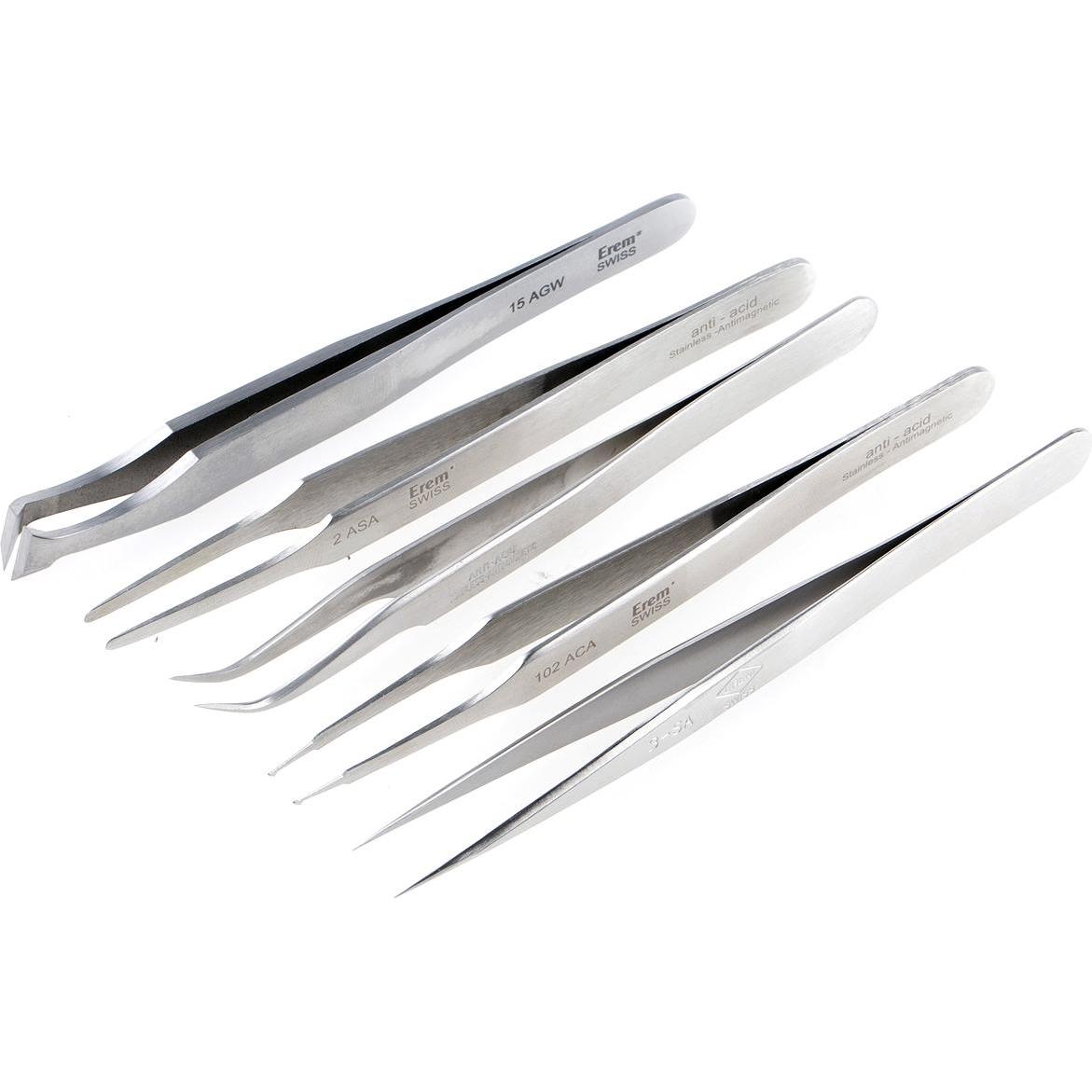 Weller Erem, Pinzette, Pinzettensatz ESD 5-teilig
