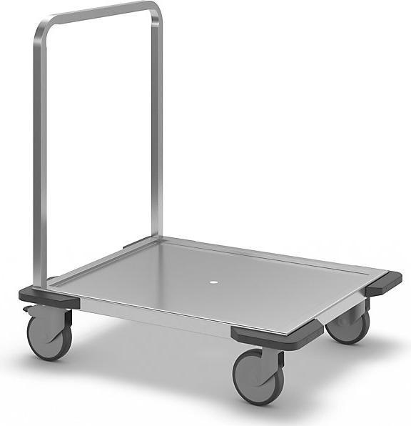 Produktbild eurokraft pro Edelstahl-Plattformwagen (150 kg)