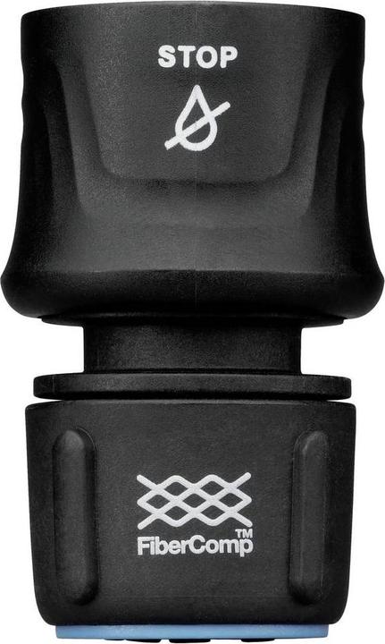 Image du produit Fiskars SZYBKOZŁĄCZE ZE STOPEM 1/2" - 5/8" FIBERCOMP (Arrêt d'eau, 13 mm)