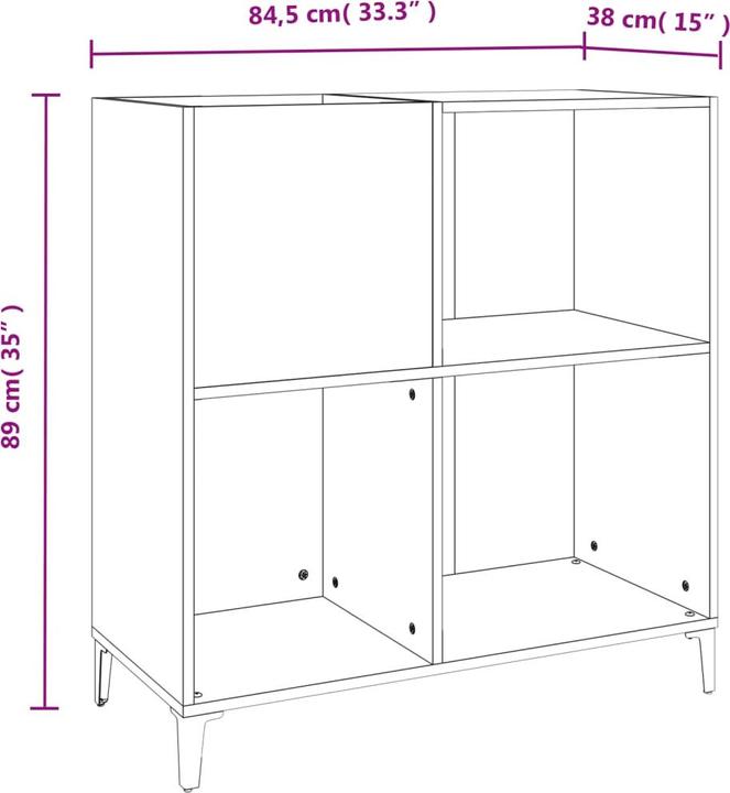 Immagine prodotto vidaXL Plattenschrank