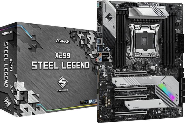 Produktbild AsRock X299 Steel Legend (LGA 2066, Intel X299, ATX)
