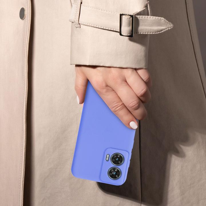 Actual product image Cadorabo Case for Motorola Moto Edge 50 Fusion TPU Liquid Silicone Cover (Motorola Edge 50 Fusion)