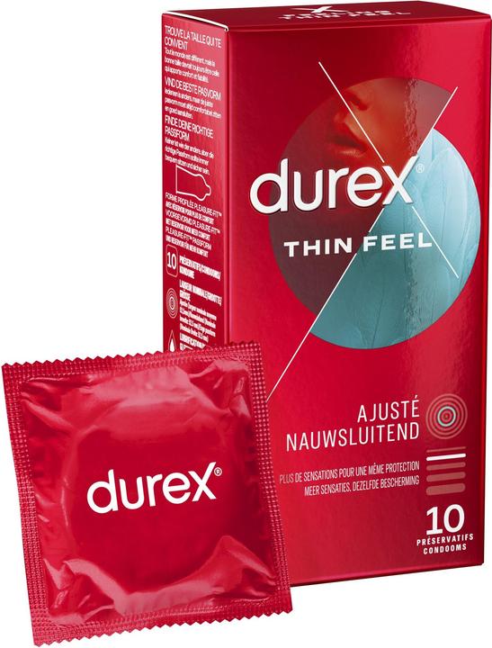 Actual product image Durex Condoms Thin Feel - 10 pieces (10 pcs.)