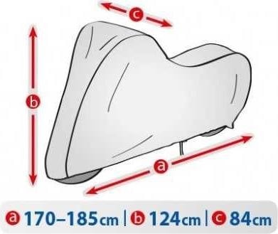 Actual product image Sixtol Protective cover for scooter M GREY