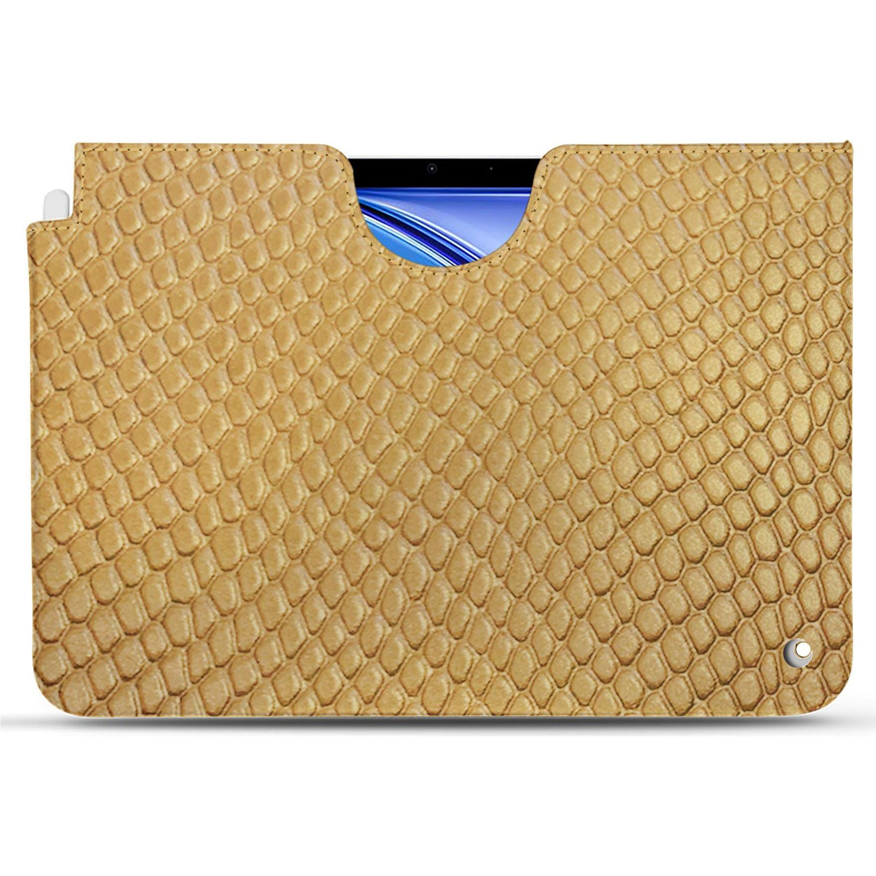 Noreve Lederschutzhülle (iPad Air 2020 (4. Gen), iPad Air 2022 (5. Gen)), Tablet Hülle, Beige