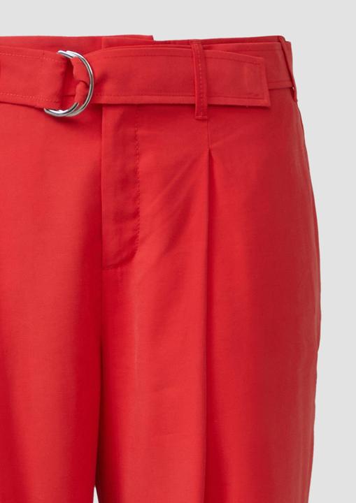 Image du produit S.Oliver Hose Wide-Leg-Hose aus Viskosemix mit Stoffgürtel (44)