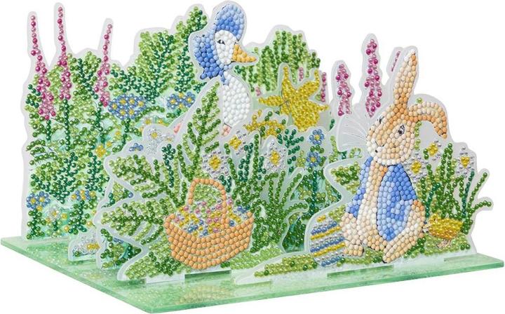 Actual product image Craft Buddy Peter Rabbit Crystal Art 3D Scene
